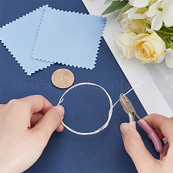 1.5 м очень мягкой проволоки 925 пробы серебра&nbsp;STER-BBC0008-85C