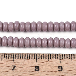 Непрозрачные с напылением стеклянные бусины&nbsp;GLAA-ZX008-4mm-18S