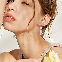 30 шт. фурнитура для сережек-гвоздиков из прозрачного кубического циркония&nbsp;EJEW-BBC0006-06B