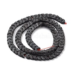 Бусы из натуральной лавы&nbsp;G-H303-C14