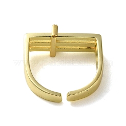 Открытая латунь с кольцами из циркония&nbsp;RJEW-B057-06G