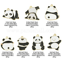 14шт 7 стиля подвески из сплава с эмалью&nbsp;FIND-FS0001-98