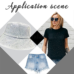 Блестящий кристалл горячая фиксация стразы&nbsp;RGLA-WH0003-02