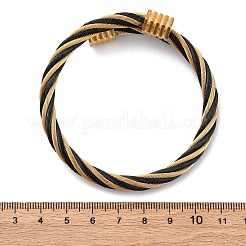 Браслеты-торсионы из нержавеющей стали 304 для женщин&nbsp;BJEW-P310-21MC