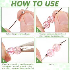 8 шт. бусины-обжимки из стерлингового серебра&nbsp;STER-BC0002-67P