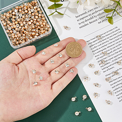 200 шт. подвески из латуни и стекла&nbsp;FIND-FH0011-98A