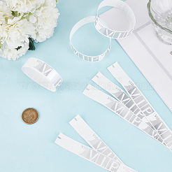 100шт одноразовые бумажные браслеты&nbsp;BJEW-CN0001-10B