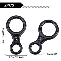 Алюминиевые сплавы 8 страховочное устройство титан цифра 8 спусковое устройство для лазания&nbsp;FIND-FH0002-12