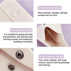 Квадратные бархатные сумки для украшений&nbsp;TP-NB0001-41B-04