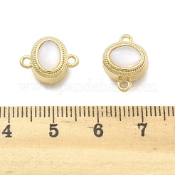 Латунь натуральный черный губа ракушка эпоксидная смола магнитные застежки&nbsp;KK-G528-01G-02