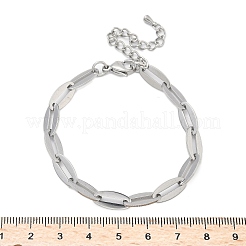 Браслеты-цепочки из нержавеющей стали 304 для женщин&nbsp;BJEW-U038-01P