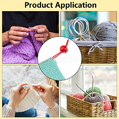 32 шт. 4-х цветные пластиковые пружинные шнуровые замки&nbsp;KY-BC0001-46B