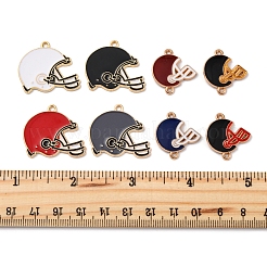 30 шт. 8 стиля эмалевых звеньев из сплава&nbsp;ENAM-FS0002-50