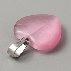 Кулон кошачий глаз FIND-WH0156-24A