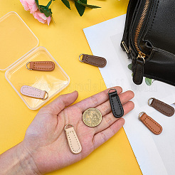 8 шт. 4-х цветные кожаные головки молнии&nbsp;FIND-CL0001-34