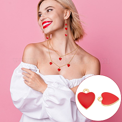 Подвески из эмали из сплава 80 шт.&nbsp;ENAM-UN0001-11