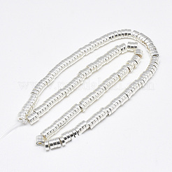 Гальванизировать немагнитных синтетический гематит бисер пряди&nbsp;X-G-Q465-37S