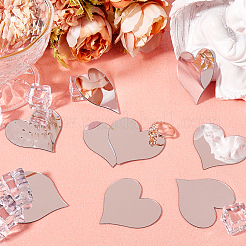 120 шт. акриловые зеркальные настенные наклейки&nbsp;AJEW-SP0001-07