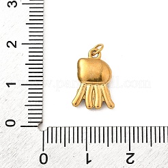 Подвески из нержавеющей стали 304 со стразами&nbsp;STAS-B097-06G-01