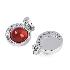 Подвески из натурального сердолика (окрашенные и нагретые)&nbsp;KK-U043-53P-01