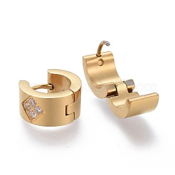 Серьги-кольца Huggie Hoop из нержавеющей стали 304&nbsp;EJEW-L252-022G