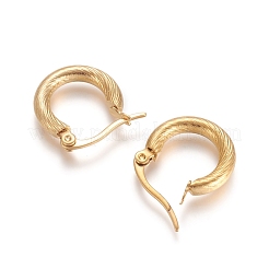 Серьги-кольца геометрической формы из нержавеющей стали 304&nbsp;STAS-D171-16C-G