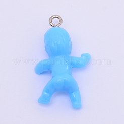 Непрозрачные пластиковые подвески&nbsp;KY-WH0024-12I