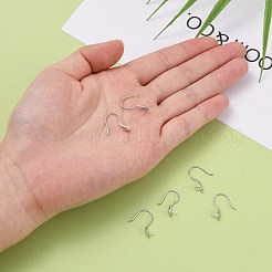 Антикоррозийное родиевое покрытие 925 серьги-крючки из стерлингового серебра&nbsp;STER-E041-14P