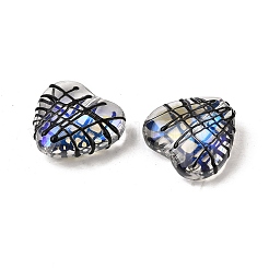 Прозрачные стеклянные эмалевые бусины&nbsp;X1-GLAA-S388-01C