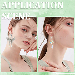 20 шт. 2 цвета латунные крючки для серег&nbsp;KK-BBC0011-23