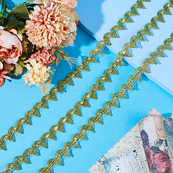 13.6~15 ярд филигранной кружевной ленты из полиэстера&nbsp;DIY-GF0007-67A