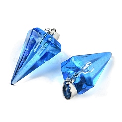 Окрашенного распылением стеклянные подвески&nbsp;GLAA-Z007-03D