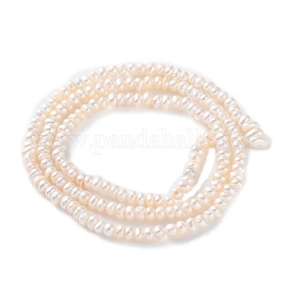 Нити из натурального культивированного пресноводного жемчуга PEAR-I007-02F-01-1