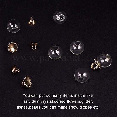 Наборы для изготовления подвесок из стеклянной бутылки&nbsp;DIY-PH0020-47LG-1