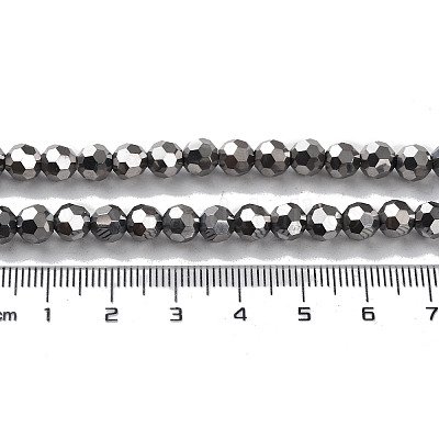 Гальванические стеклянные бусины&nbsp;EGLA-R042-6mm-06-1