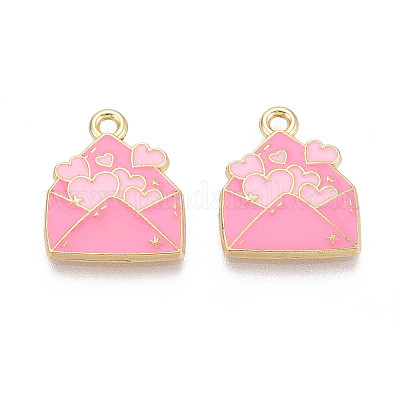 Подвески из эмали и сплава&nbsp;ENAM-T024-07B-G-1