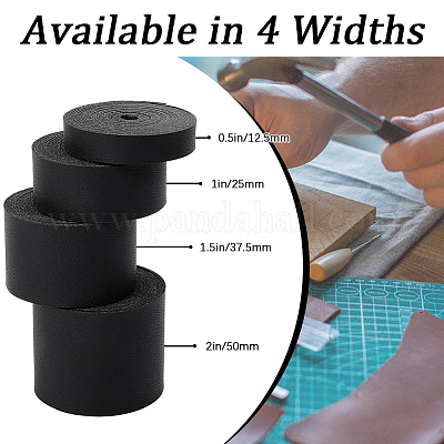 Плоский шнур из искусственной кожи из микрофибры длиной 2 м.&nbsp;FIND-WH0420-75B-01-1