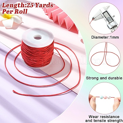 23м вощеных хлопковых шнуров&nbsp;YC-YW0001-10D-1