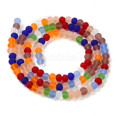 Прозрачные стеклянные бусины&nbsp;EGLA-A034-M4mm-63-1