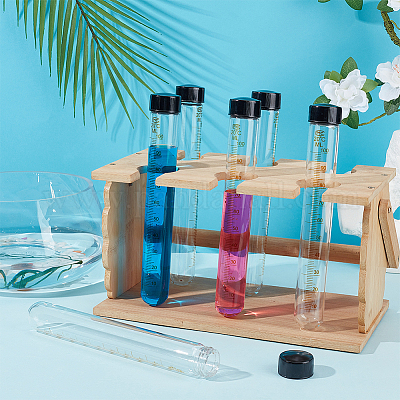 Стеклянные пробирки со шкалой&nbsp;AJEW-WH0752-492-1