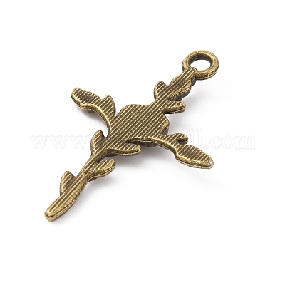 Сплавочные подвески тибетского стиля FIND-WH0110-429AB-1