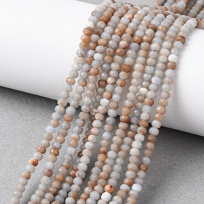 Натуральные ангельские бусины&nbsp;G-K366-F02-4x3mm-1