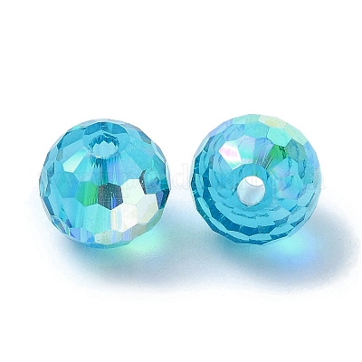 Ab цветные стеклянные бусины&nbsp;EGLA-P059-02A-AB15-1