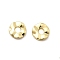 Brass Beads, Flat Round, Long-Lasting Plated, Rack Plating, Lead Free & Cadmium Free, Real 18K Gold Plated, 4x1mm, Hole: 1.4mm