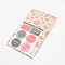 Floral Pattern Paper Bags, with Self-adhesive Stickers, Rectangle, for Wedding, Birthday, Gift, Party Celebrations, Light Khaki, 9-1/8x5-1/8 inch(23x13cm), 6pcs/set