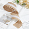 Jute Roll, Burlap Ribbon, for Clothes Accessories, Tan, 2-3/8 inch(60mm), about 5.47 Yards(5m)/Roll
