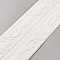 Foam Self-Adhesive Flexible Molding Trim, Ceiling Molding, Wall Trim for Furniture, Door, Wardrobe, Home Decor, Imitation Gesso Lines, White, 2285~2300x117~120x4mm