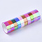 DIY Scrapbook, PVC Plastic Decorative Adhesive Tapes, Mixed Color, 15mm, about 3m/roll, 10roll/group