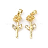 Латунные микро проложить кубического циркония подвески&nbsp;KK-F908-22G