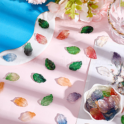 70 шт. 7-х цветные стеклянные бусины для выпечки&nbsp;GLAA-PA0001-10